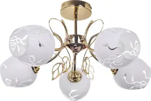 Rabalux Fauna 5099 White Ceiling Lamp for Dining Room