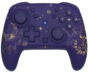 Hori Wireless HoriPad Turbo Umbreon and Espeon Edition Game Controller for Nintendo Switch with Turbo Functionality