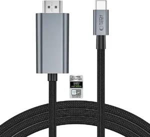 Кабель Tech-Protect UltraBoost USB-C to HDMI 2.1 200 см 8K 60 Гц серый