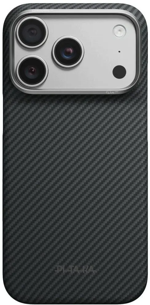 Viedtālruņa vāciņš Pitaka Edge Case, melns