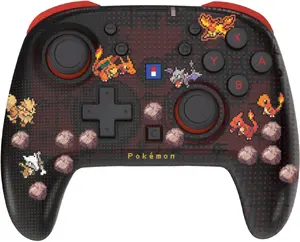 Hori Wireless HORIPAD Turbo Pixel Red Game Controller for Nintendo Switch with Turbo Functionality