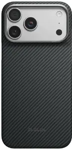 Pitaka Edge Smartphone Case Black and Grey Twill for iPhone 2026 Pro Max