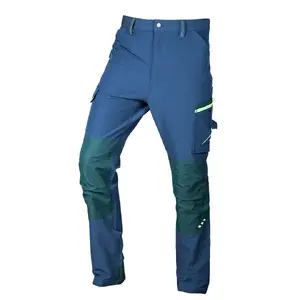 Рабочие брюки NEO tools Mix&Match 81-295-3-XL, стрейч в 4 стороны, темно-сине-зеленые, размер XL