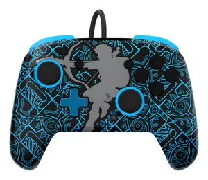 PDP Wired Controller Rematch SheikahShoot Glow-in-the-Dark for Nintendo Switch