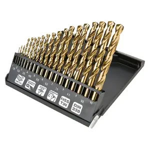 NEO tools HSS-TiN Metāla urbju komplekts 1.0-10.0 mm 19 gab.