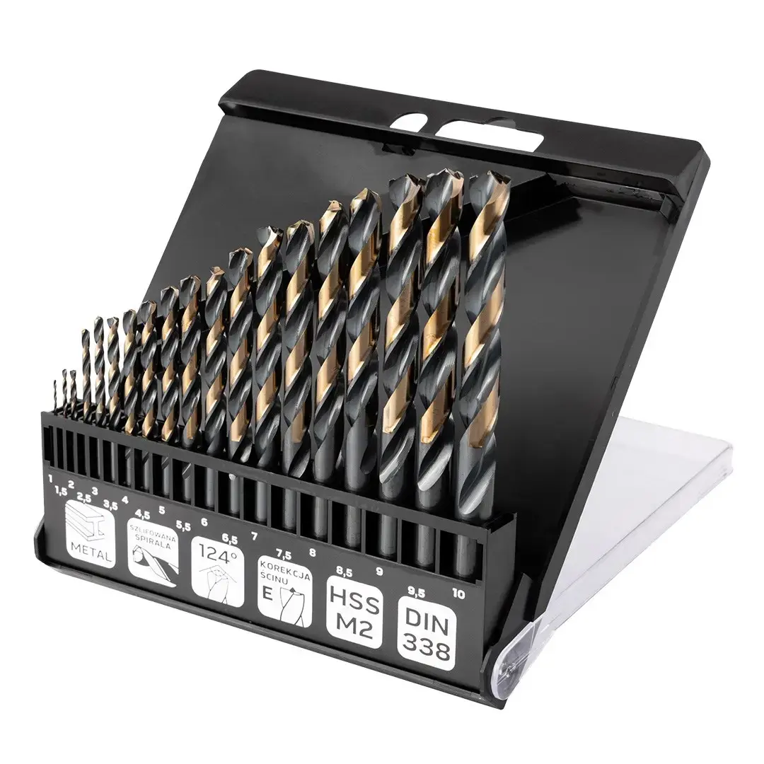 NEO Tools HSS-CNC Metāla Spirālurbju Komplekts