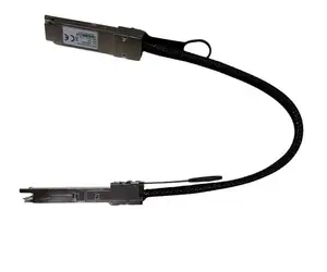 Кабель InfiniBand и оптоволоконный NVIDIA 930-51986-0000-000 0.4 м QSFP DAC черный