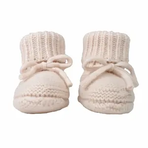 Lodger Slipper Merino Wool Slippers, Birch, Size 6-12m