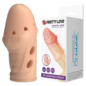 FOR HIM Socker Текстурированный рукав для пениса Natural с рельефной поверхностью и водонепроницаемым гибким дизайном