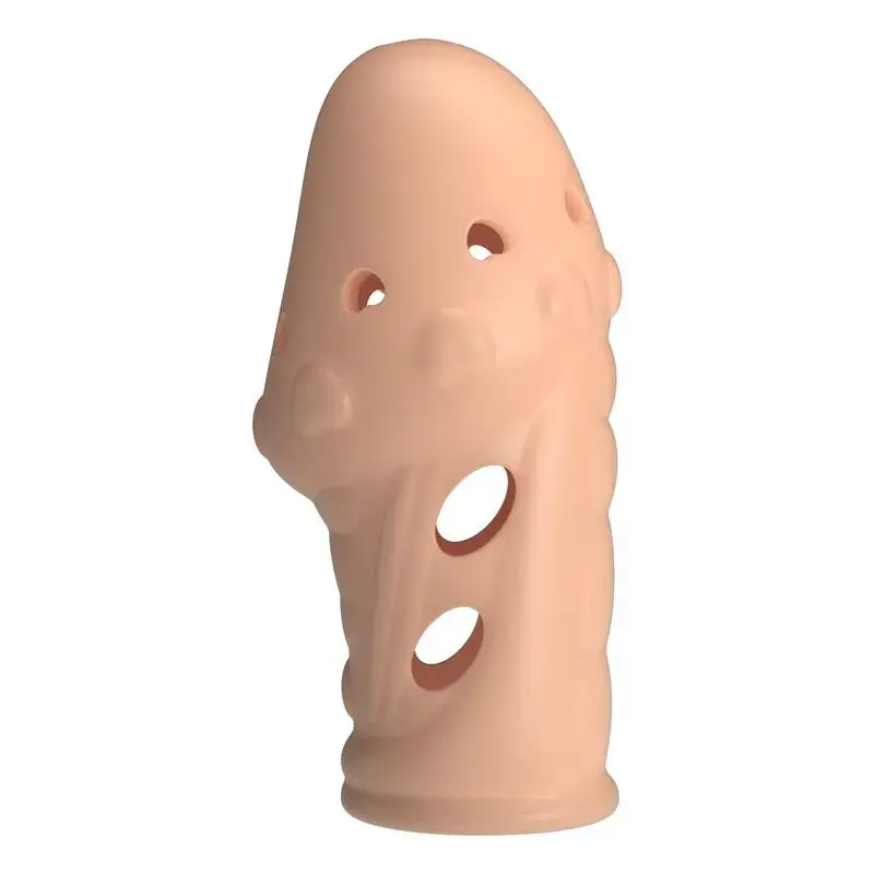 FOR HIM Socker Textured Penis Sleeve Natural Photo 5
