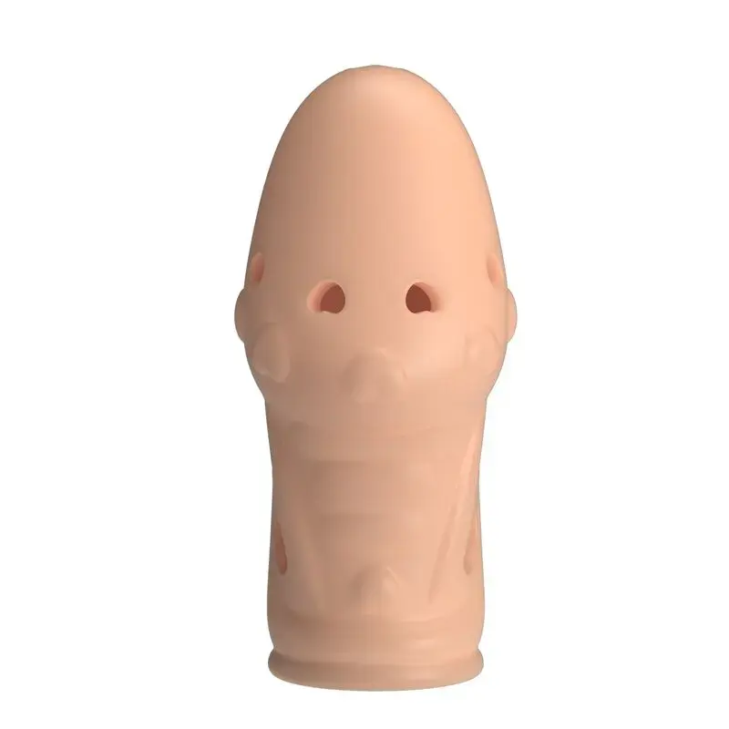 FOR HIM Socker Textured Penis Sleeve Natural Photo 6