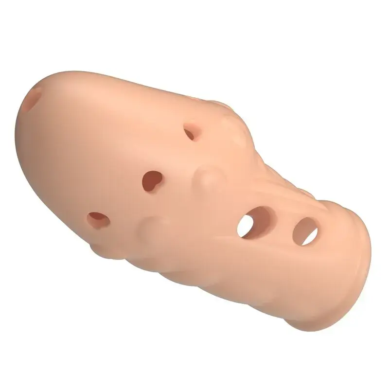 FOR HIM Socker Textured Penis Sleeve Natural Photo 9