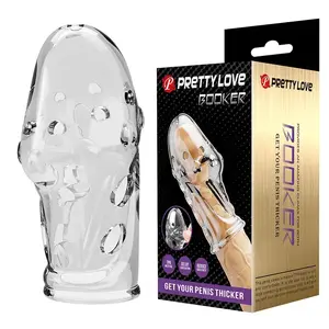 FOR HIM PRETTY LOVE ROCKER Насадка на половой член TPE Прозрачный
