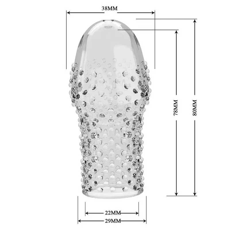 FOR HIM Geek's Penis Sleeve Transparent Photo 8