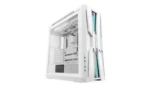 Deepcool Full-Tower Computer Case GENOME III White with Integrated Liquid Cooling ATX E-ATX Compatibility