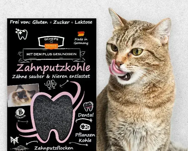QCHEFS Dental Charcoal kaķu kārums Photo 3