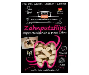 QCHEFS Лакомство для кошек Dental Flips 40 г Дополнительный корм для ежедневного ухода за зубами Натуральное антибактериальное без глютена
