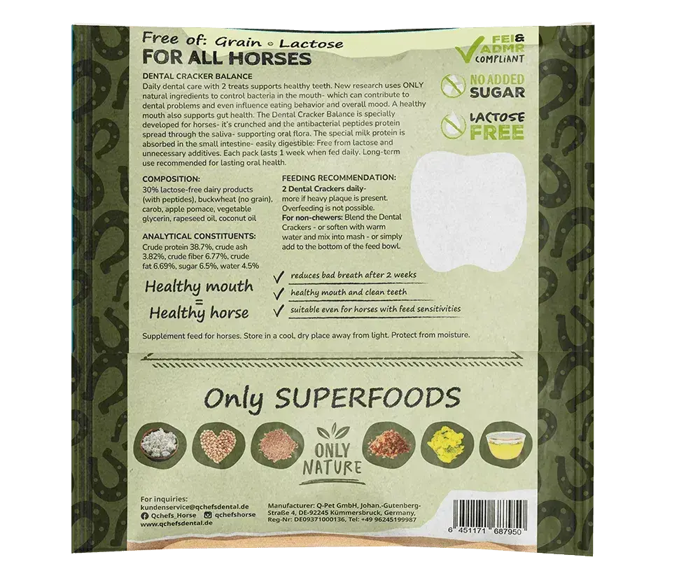 QCHEFS Horse Treat Dental Cracker Balance 63 g Photo 2