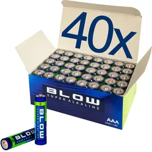 BLOW AAA LR3 Super Alkaline Baterija 40 gabali