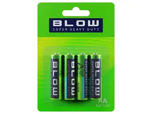 BLOW AA R06P Super Heavy Duty cinka-oglekļa baterija 4 gab.