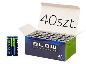 BLOW Super Alkaline AA LR6 Baterija 1.5V 40 gabali