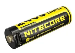 Nitecore NH2400 2PCS Rechargeable Li-Ion AA Battery 1.5V 2400 mAh