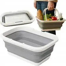 Strado Silicone Folding Shopping Basket SSB2 XXL Gray 11L
