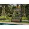 Keter Deco Tulip 110L Walnut Mesh Flower Pot Photo 2