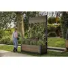 Keter Deco Tulip 110L Walnut Mesh Flower Pot Photo 3
