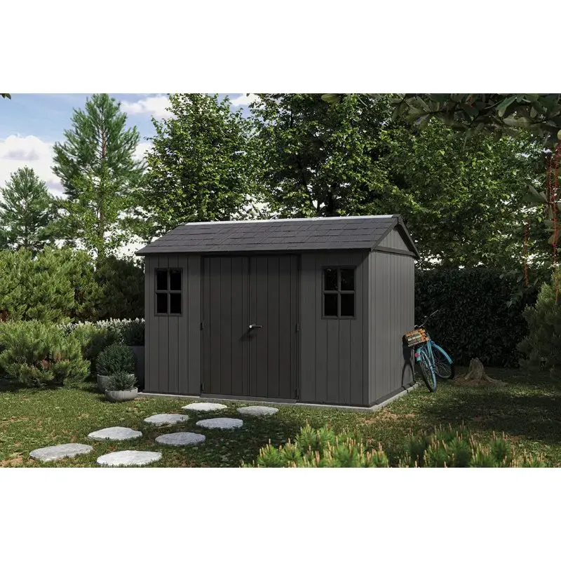 Садовый сарай Keter Newton Plus 11x7.5 серый Photo 4