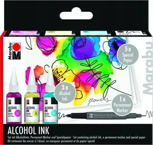 SMARTMAX Marabu Spirta tinti komplekts FLOWERS 3x20ml