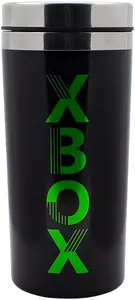 Paladone PP10504XB Metāla ceļojumu krūze ar Xbox dizainu karstiem un aukstiem dzērieniem