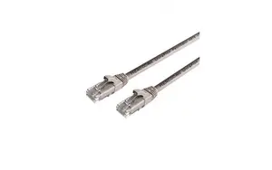 Mercodan UltraFlex Патч-корд Cat6 UTP 7.5м Серый LSZH Без галогенов AWG26 Медь FLUKE протестирован Круглый сетевой кабель