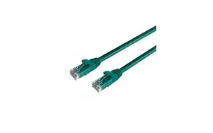 Сетевой кабель Mercodan UltraFlex Cat6 U/UTP 0.25м Зеленый LSZH Безгалогеновый AWG26 Медный Тестированный FLUKE Круглый патч-корд