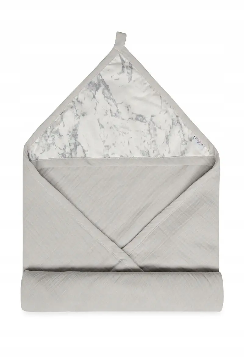 BabyMatex Muslin Design bērnu vannas dvielis