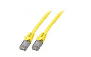 Mercodan Сетевой патч-корд Категория 6 U/UTP Желтый 0,25м AWG 24 LSZH Без галогенов Круглый CCA