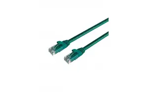 Сетевой патч-корд Mercodan UltraFlex Cat6 U/UTP, 0.5м, зеленый, LSZH без галогенов, AWG26, медь, протестировано FLUKE
