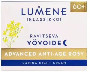 Lumene Klassikko Ravitseva Yovoide 60+ Barojošs pretnovecošanās nakts krēms 50ml