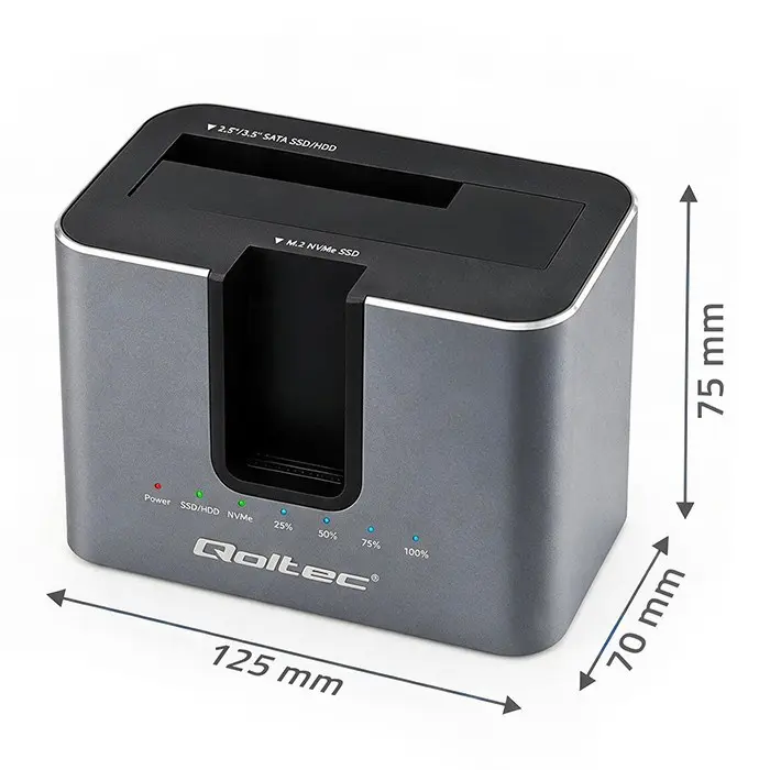 QOLTEC 2in1 HDD SSD Docking Station 52631 Photo 18