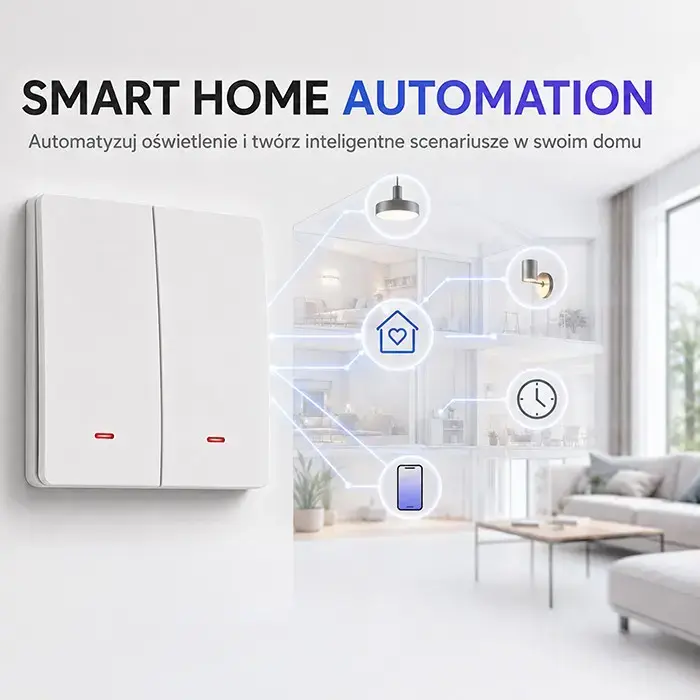 Smart Light Switch QOLTEC 52706 WiFi Tuya Photo 2