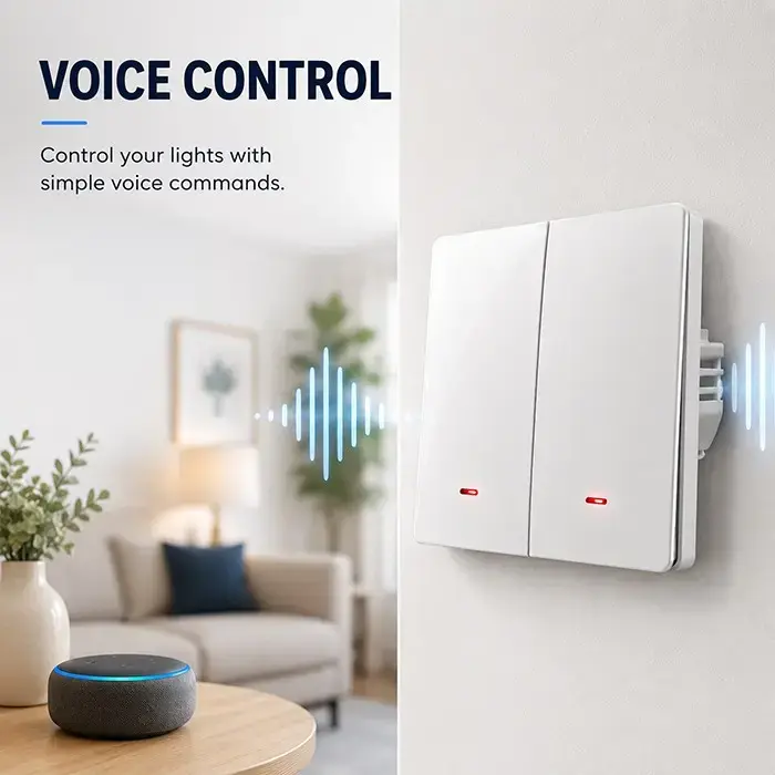 Smart Light Switch QOLTEC 52706 WiFi Tuya Photo 3