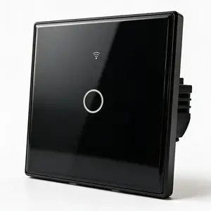 QOLTEC 52711 Smart Touch Light Switch 1-Gang WiFi Timer Tuya