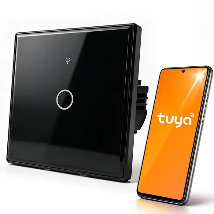 QOLTEC 52711 Viedais skārienjutīgais slēdzis WiFi Tuya Photo 2
