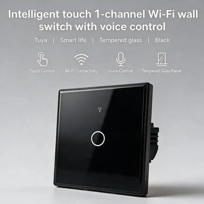 QOLTEC 52711 Умный сенсорный выключатель WiFi Tuya Photo 26