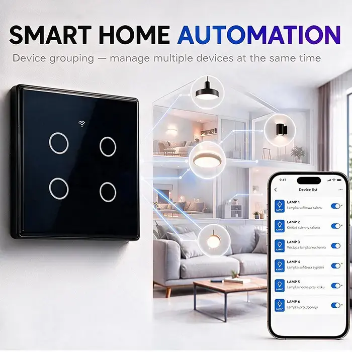 QOLTEC 52714 Smart Touch Light Switch Photo 3