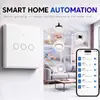 QOLTEC 52717 Smart Touch Light Switch WiFi Tuya Photo 3