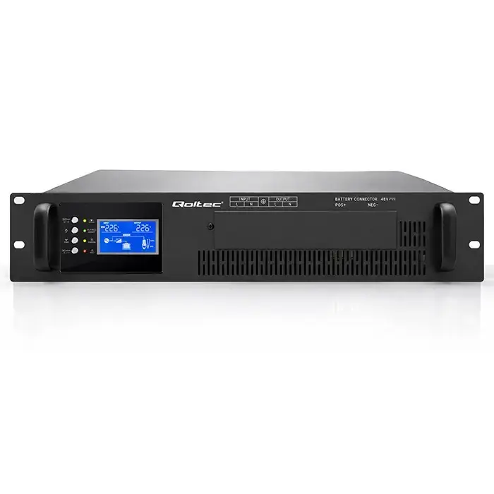 QOLTEC Pure Sine Wave UPS for RACK 3kVA 3000W PF1.0 Photo 10