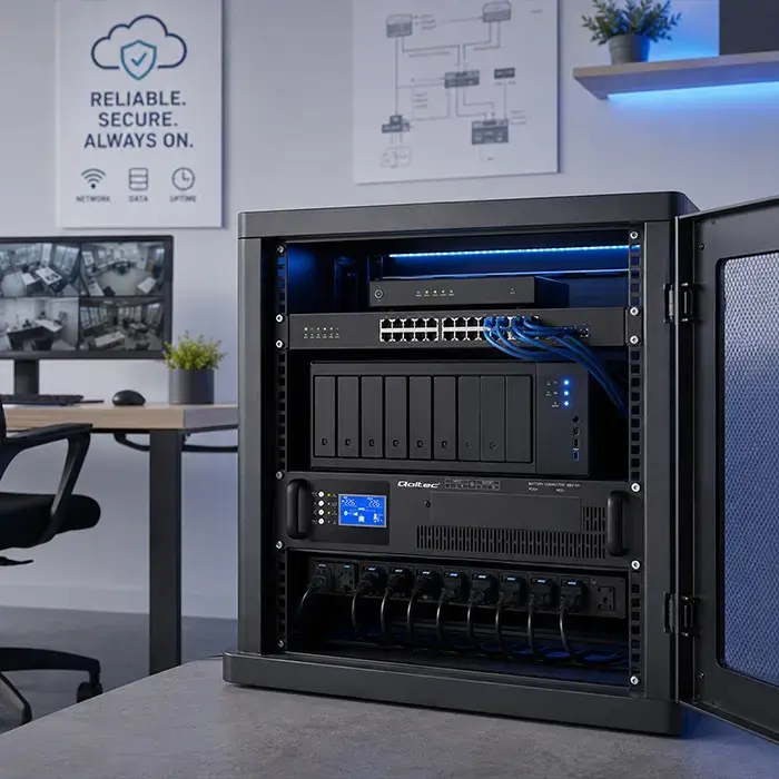 QOLTEC ИБП Pure Sine Wave для RACK 5кВА 5000Вт Photo 10