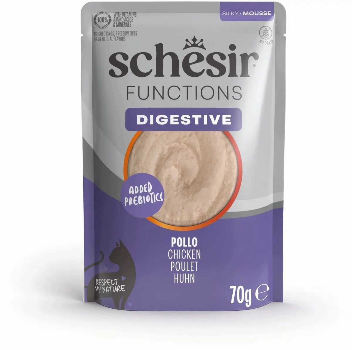 Schesir Functions Digestive mitrā kaķu barība