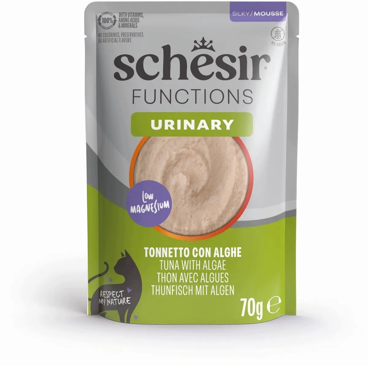 Schesir Functions Urinary Mitrā kaķu barība